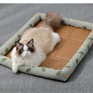 Bamboo Cooling Mat for Cats – Natural Cooling Comfort for Your Feline Friend | AnoPetShop